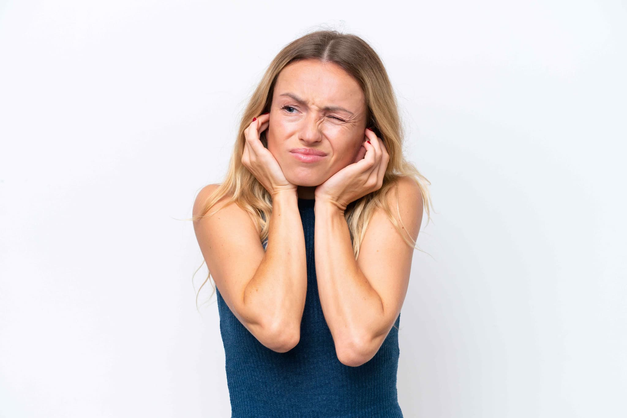 Adult with ear problem